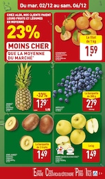 Prix et réduction Pomme dans le prospectus Aldi en cours Offre Pomme dans le catalogue Aldi du moment à la page 3