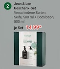 Geschenk-Set Angebote von Jean & Len bei GLOBUS St. Ingbert für 14,99 €