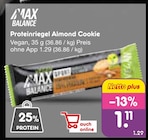 Proteinriegel Almond Cookie Angebote von Max Balance bei Netto Marken-Discount Essen für 1,11 €