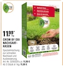 NACHSAATRASEN Angebote von GROW BY OBI bei OBI Maintal für 11,99 €