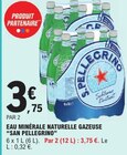 Eau minérale naturelle gazeuse - SAN PELLEGRINO - E.Leclerc à Boulogne-Billancourt Eau minérale naturelle gazeuse - SAN PELLEGRINO en promo chez E.Leclerc Boulogne-Billancourt à 3,75 €