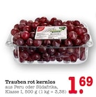 Trauben rot kernlos bei E center im Bühlertal Prospekt für 1,69 €