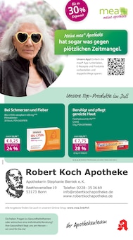 Aktueller mea - meine apotheke Prospekt "Unsere Juli-Angebote" Seite 1 von 4 Seiten für Bonn