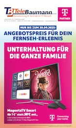 Der aktuelle Telebaumann Prospekt Der aktuelle Telebaumann Prospekt ANGEBOTSPREIS FÜR DEIN FERNSEH-ERLEBNIS