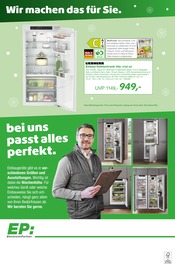 Einbaukühlschrank im EP: Prospekt in Dresden Aktueller EP: Prospekt mit Einbaukühlschrank, "Festlich feiern!", Seite 12