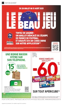 Prospectus Intermarché à Châteauponsac, "34% EN AVANTAGE CARTE SUR UNE SÉLECTION DE PRODUITS", 16 pages de promos valables du 12/08/2025 au 24/08/2025