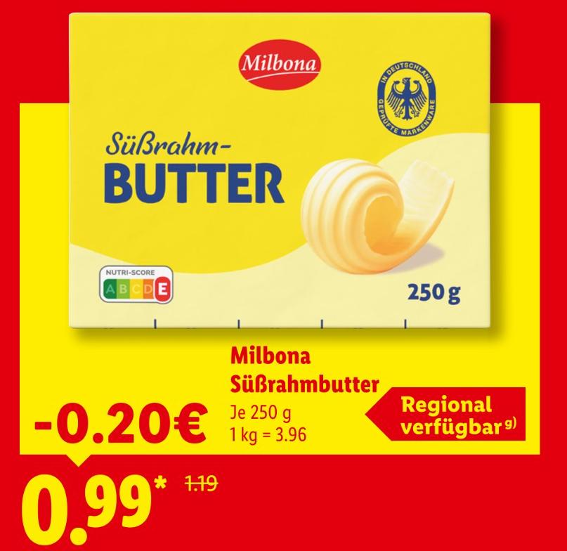 Süßrahmbutter
