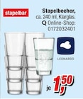 Stapelbecher Angebote von LEONARDO bei Opti-Megastore Cuxhaven für 1,50 €