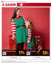 Promos Robe Fille dans le catalogue "UN Noël POUR TOUS LES GOÛTS" de Carrefour à la page 10