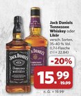 Tennessee Whiskey Angebote von Jack Daniels bei combi Lingen für 15,99 €