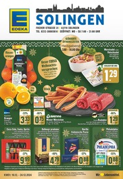 EDEKA Prospekt für Solingen (Klingenstadt): "Aktuelle Angebote", 28 Seiten, 16.12.2024 - 24.12.2024