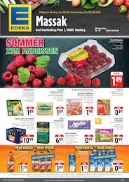 EDEKA Prospekt für Bamberg mit 4 Seiten EDEKA Prospekt für Bamberg: "Wir lieben Lebensmittel!", 4 Seiten, 03.08.2026 - 08.08.2026