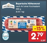 Bayerische Hüttenwurst bei Netto Marken-Discount im Prospekt "" für 2,79 €