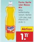 Aktuelles Fanta, Sprite oder Mezzo Mix Angebot bei Netto Marken-Discount in Aurich ab 1,11 €