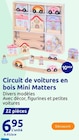 Circuit de voitures en bois - Mini Matters en promo chez Action Dunkerque à 6,95 €