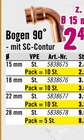 Bogen 90° im Hornbach Prospekt Bogen 90° von im aktuellen Hornbach Prospekt für 2,40 €