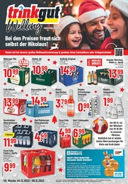 Trinkgut Prospekt für Borken mit 12 Seiten Trinkgut Prospekt "Aktuelle Angebote" für Borken, 12 Seiten, 04.12.2023 - 09.12.2023