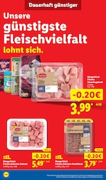 Lidl Gulasch im Prospekt 