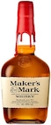 Kentucky Straight Bourbon Whisky Angebote von Maker's Mark bei REWE Hildesheim für 24,99 €