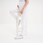 Legging grossesse en coton blanc femme maternité en promo chez La Halle Legging grossesse en coton blanc femme maternité dans le catalogue La Halle