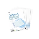 Lot de 5 cahiers de brouillon - SIMPL - Carrefour Market Lot de 5 cahiers de brouillon - SIMPL à 1,69 € dans le catalogue Carrefour Market