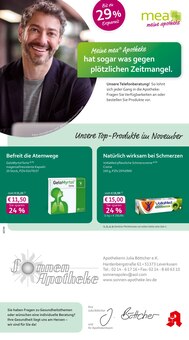 mea - meine apotheke Prospekt Unsere November-Angebote mit 4 Seiten