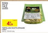 Tortelloni ricotta épinard - Intermarché à Bois-Colombes Tortelloni ricotta épinard en promo chez Intermarché Bois-Colombes à 4,29 €