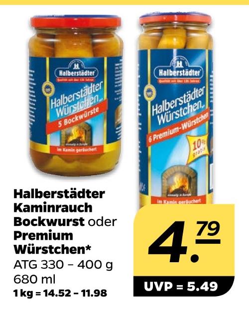 Kaminrauch Bockwurst oder Premium Würstchen
