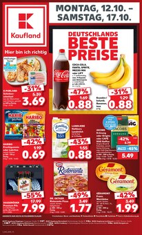 Coca Cola im aktuellen Kaufland Prospekt (Augsburg) Coca Cola im Kaufland Prospekt "Hier bin ich richtig" mit 80 Seiten (Augsburg)