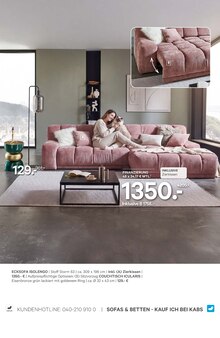 Ecksofa im Kabs Prospekt "VORTEILSWOCHEN" mit 42 Seiten (Leipzig)