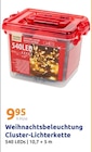 Aktuelles Weihnachtsbeleuchtung Cluster-Lichterkette Angebot bei Action in Duisburg ab 9,95 €