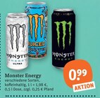 Aktuelle Energydrink Angebote bei tegut in Coburg Aktuelles Monster Energy Angebot bei tegut in Coburg ab 0,99 €