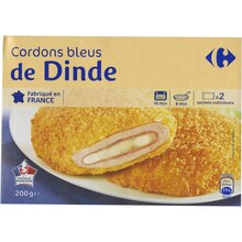 Carrefour Angers - Cordons bleus de dinde Promo Cordons bleus de dinde dans le catalogue Carrefour "Prix engagé : Carrefour, partenaire de votre budget" à Angers