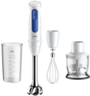 MIXEUR PLONGEANT MQ30202MWH - BRAUN - Auchan Hypermarché à Cannes MIXEUR PLONGEANT MQ30202MWH - BRAUN en promo chez Auchan Hypermarché Cannes à 39,99 €