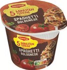 5 Minuten Terrine Spaghetti Bolognese im Angebot bei Lidl in Lemgo 5 Minuten Terrine Spaghetti Bolognese Angebote von Maggi bei Lidl Lemgo für 0,99 €
