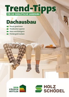 Aktueller Holz Schödel Prospekt für Selb und Ungebung, Seiten zum blättern Holz Schödel Prospekt Trend-Tipps für die energetische Sanierung mit Seiten in Selb und Umgebung