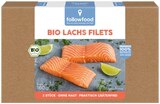 Bio Lachs Filets im Angebot bei REWE in Germering Bio Lachs Filets Angebote von Followfood bei REWE Germering für 7,99 €