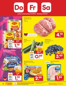 Nudeln im aktuellen Netto Marken-Discount Prospekt (Göttingen) Nudeln im Netto Marken-Discount Prospekt "Aktuelle Angebote" mit 44 Seiten (Göttingen)