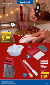 Promotion Torchon dans le prospectus Lidl, valable du 30/10/2025 au 05/11/2025 Promo Torchon dans le catalogue Lidl du moment à la page 70