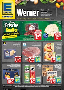 EDEKA Sonneberg Prospekt der aktuellen Woche, gültig von 09.03.2026 bis 14.03.2026 Aktueller EDEKA Sonneberg Prospekt "Wir lieben Lebensmittel!" mit 30 Seiten