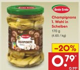 Aktuelles Champignons 1. Wahl in Scheiben Angebot bei Netto Marken-Discount in Dortmund ab 0,79 €