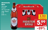 Biere von Meisterbräu für 5,99 € bei Netto Marken-Discount im Angebot Biere von Meisterbräu im aktuellen Netto Marken-Discount Prospekt