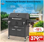Holzkohlegrill-Smoker Grand Ontario im aktuellen Netto Marken-Discount Prospekt