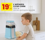 L'appareil à pop corn dans le catalogue Stokomani