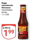 Internationale Würzsauce im Angebot bei GLOBUS in St. Ingbert Internationale Würzsauce Angebote von Maggi bei GLOBUS St. Ingbert für 1,99 €