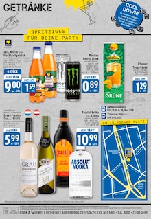 Monster Energy im EDEKA Prospekt "Aktuelle Angebote" mit 8 Seiten (Köln)