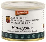 Bio-Lyoner im Angebot bei REWE in Ludwigshafen Bio-Lyoner Angebote von Bäuerliche Erzeugergemeinschaft Schwäbisch Hall bei REWE Ludwigshafen für 3,69 €