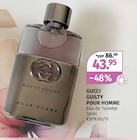 Herren Parfum im Müller Prospekt Guilty Pour Homme von Gucci im aktuellen Müller Prospekt für 43,95 €