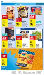 Prix et réduction Poulet pané dans le prospectus Carrefour Market en cours Offre Poulet pané dans le catalogue Carrefour Market du moment à la page 38
