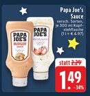 Burger Sauce im Angebot bei E center in Neuss Burger Sauce Angebote von Papa Joe's bei E center Neuss für 1,49 €